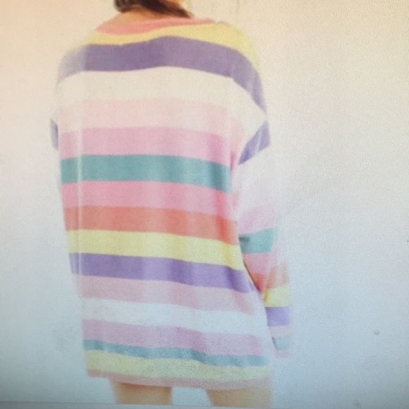 Wild fox couture stripe sweater new pullover - Picture 4 of 7